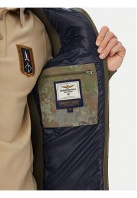 Aeronautica Militare Kurtka przejściowa 262AM1389UCL00006 Khaki Regular Fit. Kolor: brązowy. Materiał: syntetyk #5