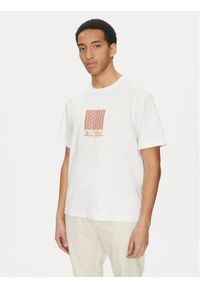 Jack & Jones - Jack&Jones T-Shirt Islington 12273019 Biały Loose Fit. Kolor: biały. Materiał: bawełna