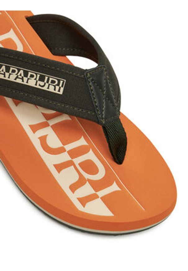 Napapijri Japonki Elm NP0A4IQU Khaki. Kolor: brązowy. Materiał: materiał