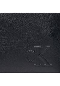 Calvin Klein Jeans Torebka Ultralight Longday K60K611466 Czarny. Kolor: czarny. Materiał: skórzane