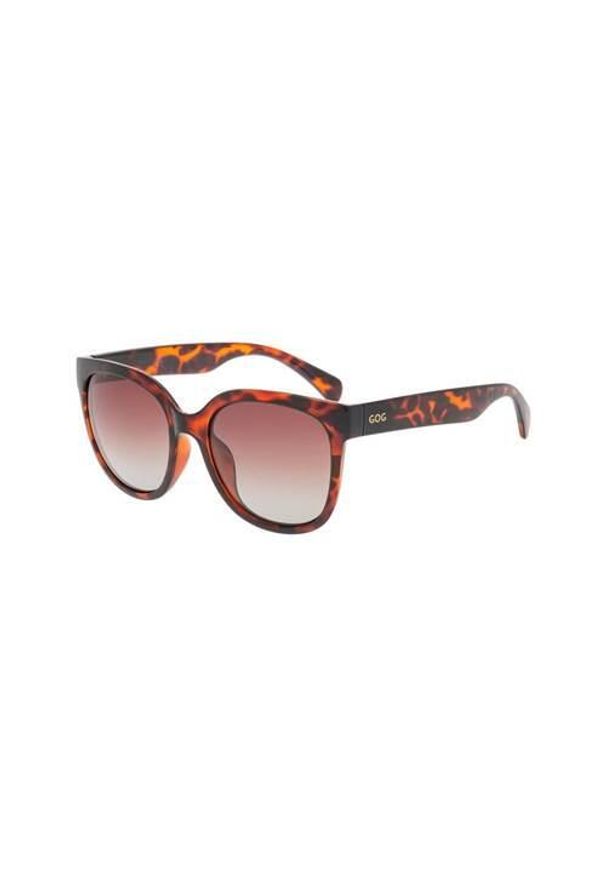 GOGGLE - Okulary przeciwsłoneczne damskie Goggle Gog. Kolor: czarny, brązowy, wielokolorowy. Sport: turystyka piesza