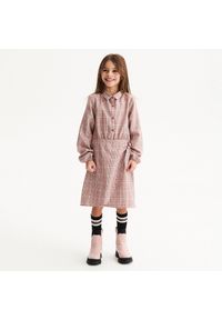 Reserved - Sukienka w kratę - Wielobarwny. Materiał: tkanina, wiskoza #1