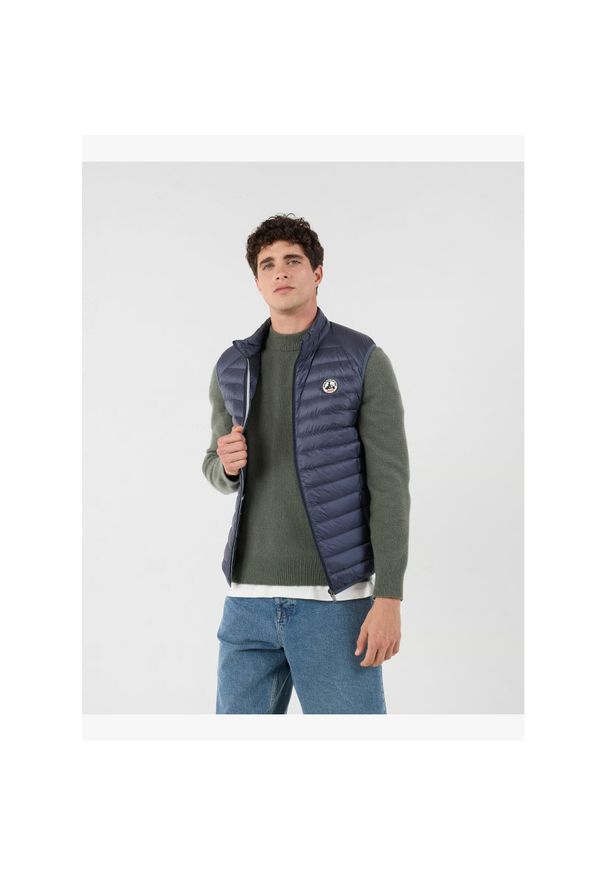 Jott - Kurtka puchowa bez rękawów JOTT Tom. Kolor: niebieski. Materiał: puch. Długość rękawa: bez rękawów