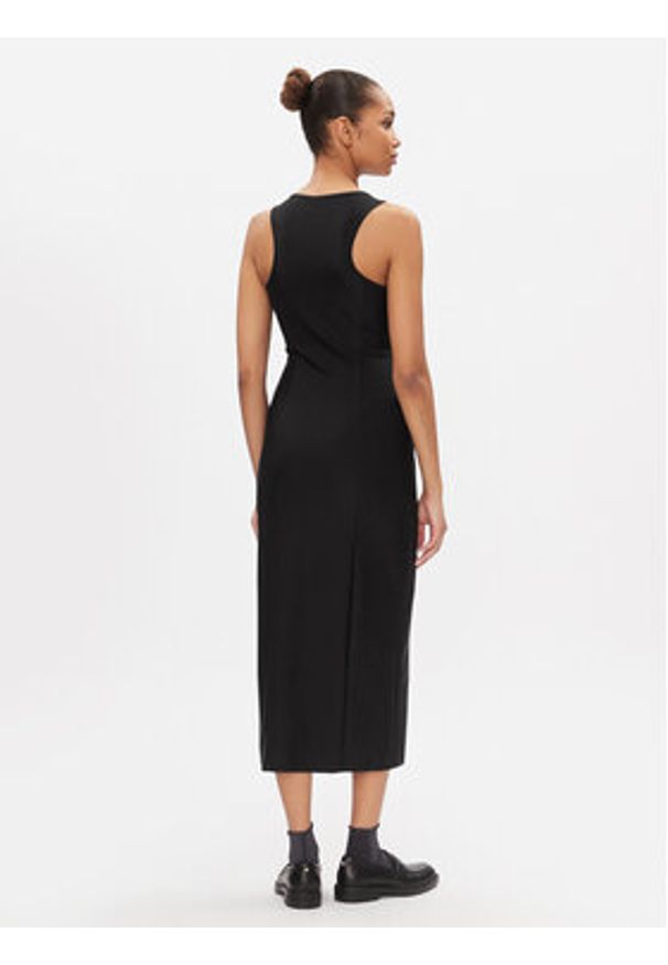 Liu Jo Sport Sukienka codzienna TA4140 J7912 Czarny Slim Fit. Okazja: na co dzień. Kolor: czarny. Materiał: syntetyk. Typ sukienki: sportowe, proste. Styl: sportowy, casual