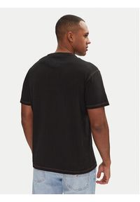 Tommy Jeans T-Shirt Tonal Crest DM0DM20805 Czarny Relaxed Fit. Kolor: czarny. Materiał: bawełna #4