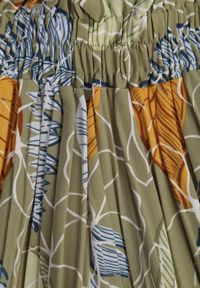 Born2be - Jasnozielone Szerokie Spodnie z Wysokim Stanem i Bawełną oraz Gumką w Talii Opefia. Okazja: na co dzień. Stan: podwyższony. Kolor: zielony. Materiał: bawełna. Styl: casual, elegancki #8