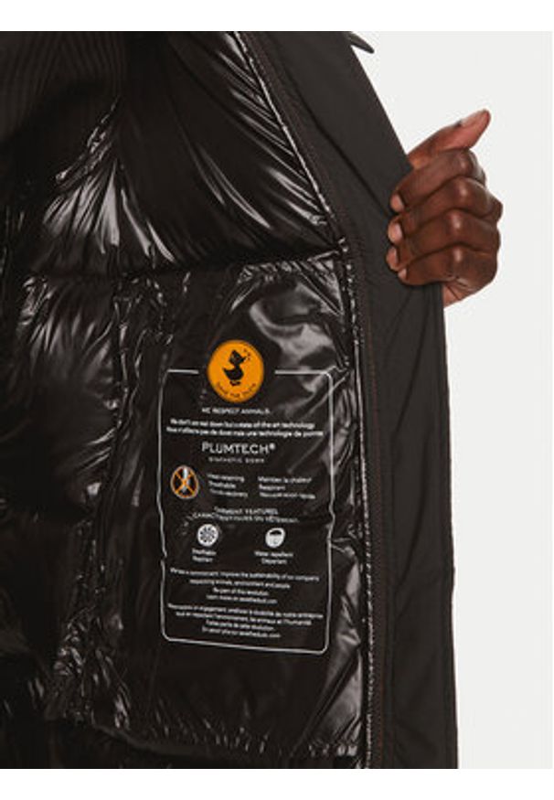 Save The Duck Płaszcz zimowy D45510W LUCK19 Brązowy Regular Fit. Kolor: brązowy. Materiał: syntetyk. Sezon: zima