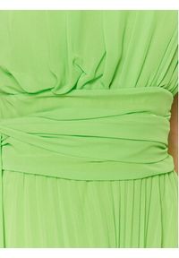 ViCOLO Sukienka wieczorowa TE0032 Zielony Regular Fit. Kolor: zielony. Materiał: syntetyk. Styl: wizytowy