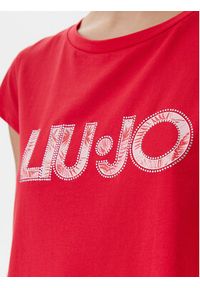 Liu Jo Beachwear Sukienka codzienna VA5194 JS003 Czerwony Regular Fit. Okazja: na co dzień. Kolor: czerwony. Materiał: bawełna. Typ sukienki: proste. Styl: casual #5