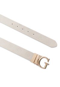 Guess Pasek Damski BW7861 P3430 Beżowy. Kolor: beżowy. Materiał: skóra #2