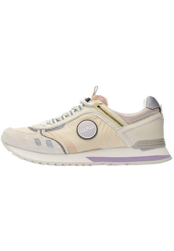 Buty do chodzenia damskie Colmar Travis Sport Unveil. Zapięcie: sznurówki. Kolor: wielokolorowy, beżowy. Materiał: guma, skóra, zamsz, materiał, syntetyk. Szerokość cholewki: normalna. Sport: turystyka piesza