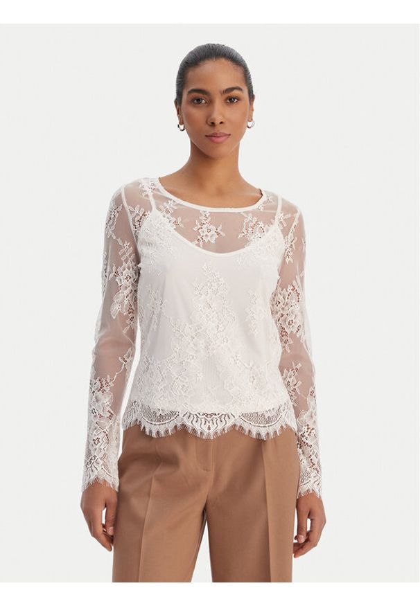 Morgan Bluzka 261-TCITY Écru Regular Fit. Materiał: syntetyk