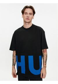 Hugo T-Shirt Nannavaro 50509840 Czarny Oversize. Kolor: czarny. Materiał: bawełna #1