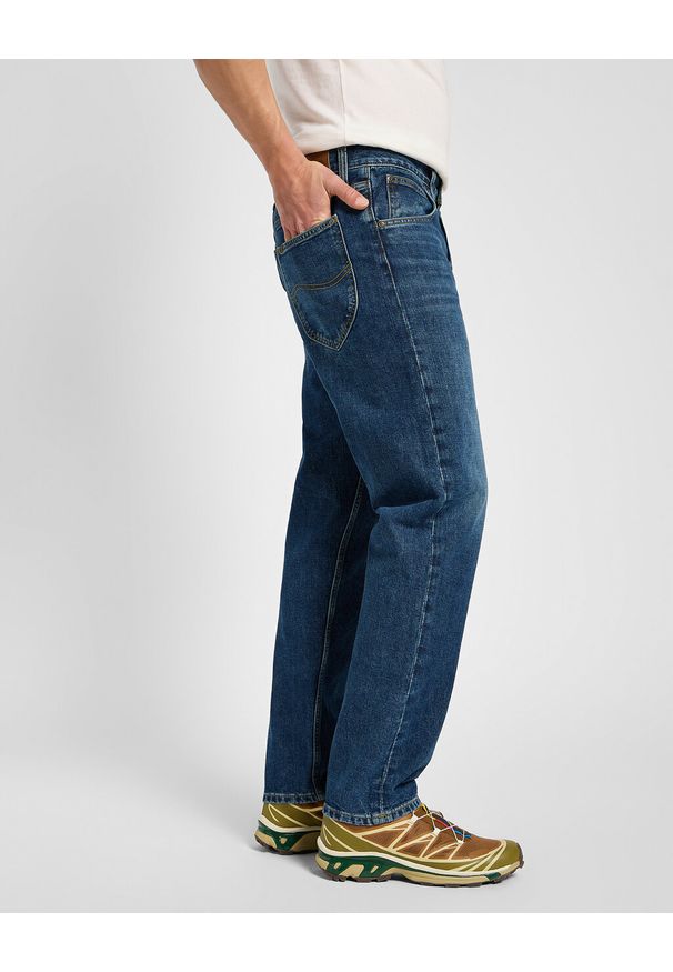 Lee - LEE MĘSKIE SPODNIE JEANSOWE OSCAR ECLIPSE BLUE 112355855 L76F016432