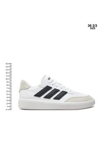 Adidas - adidas Sneakersy Courtblock J ID6500 Biały. Kolor: biały. Materiał: skóra #4