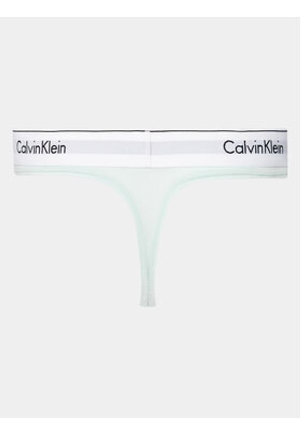 Calvin Klein Underwear Stringi 0000F3786E Niebieski. Kolor: niebieski. Materiał: bawełna