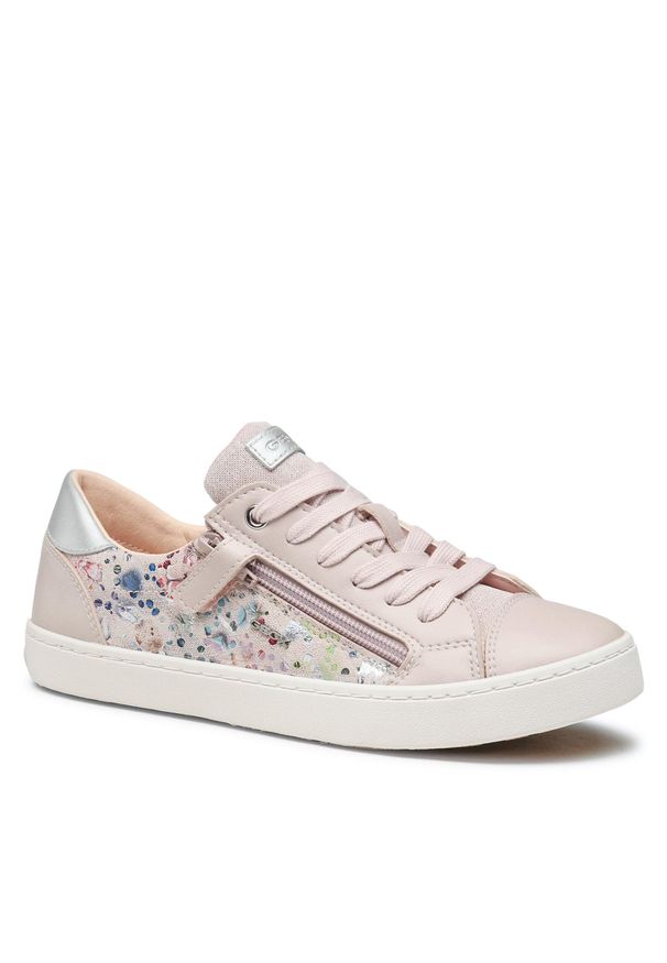 Sneakersy Geox Jr Kilwi Girl J02D5B007BCC8172 D Lt Rose. Kolor: beżowy