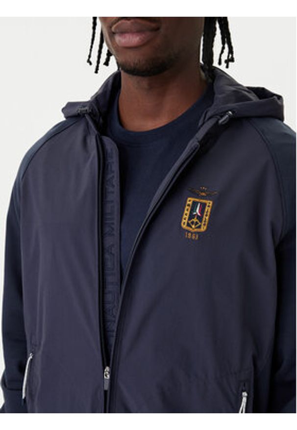 Aeronautica Militare Bluza 261AF0519UCT04291 Granatowy Regular Fit. Kolor: niebieski. Materiał: syntetyk