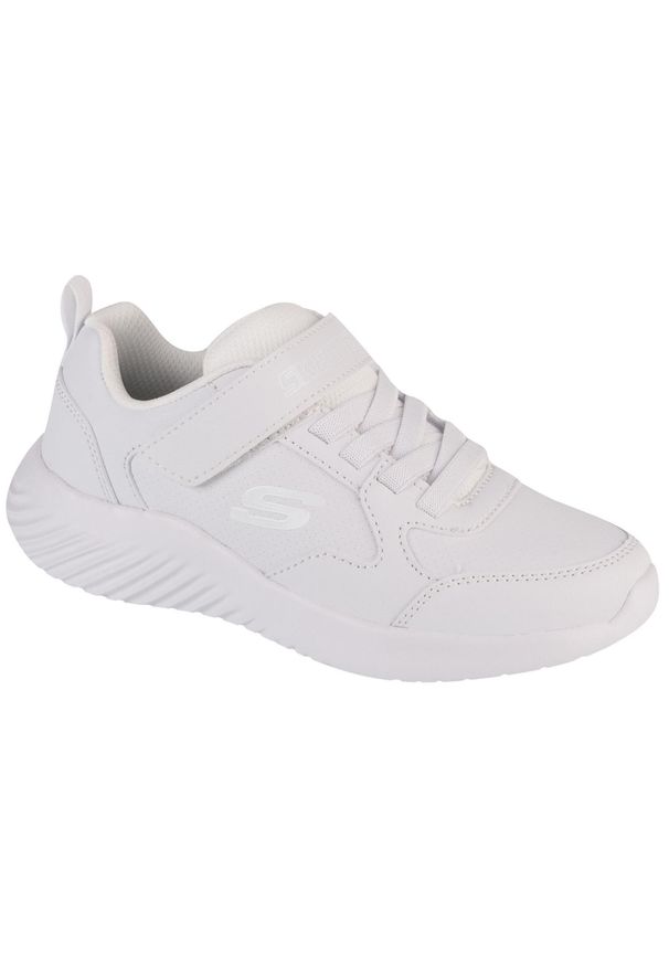 skechers - Buty sportowe Sneakersy chłopięce, Bounder - Power Study. Kolor: biały. Model: Skechers Sport. Sport: turystyka piesza