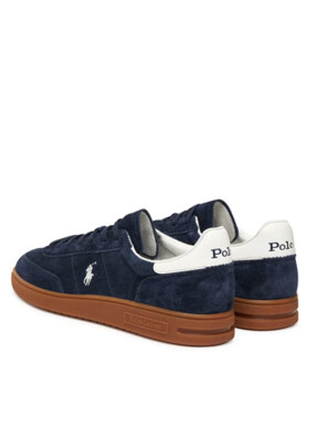 Polo Ralph Lauren Sneakersy Bedford 809978008001 Granatowy. Kolor: niebieski. Materiał: zamsz, skóra