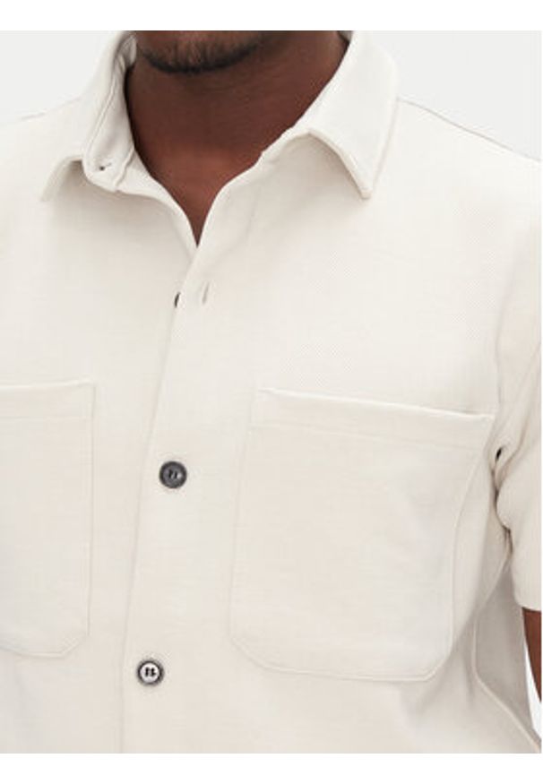 Only & Sons Koszula New Kodyl 22033721 Beżowy Regular Fit. Kolor: beżowy. Materiał: syntetyk