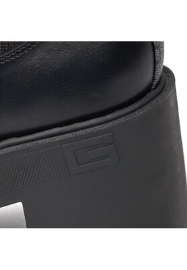 Guess Botki Lucah2 FL8L2H LEA10 Czarny. Kolor: czarny. Materiał: skóra