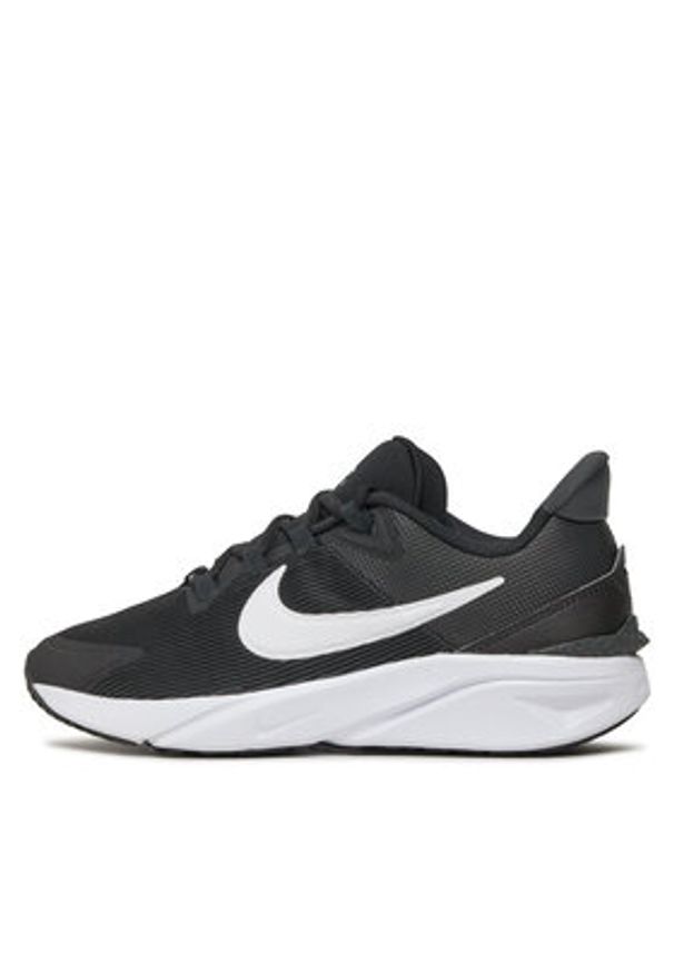 Nike Buty do biegania Star Runner 4 DX7615 001 Czarny. Kolor: czarny. Materiał: materiał
