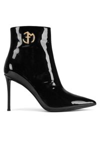 Eva Minge Botki GAJDA-959-953 Czarny. Kolor: czarny. Materiał: skóra, lakier #1