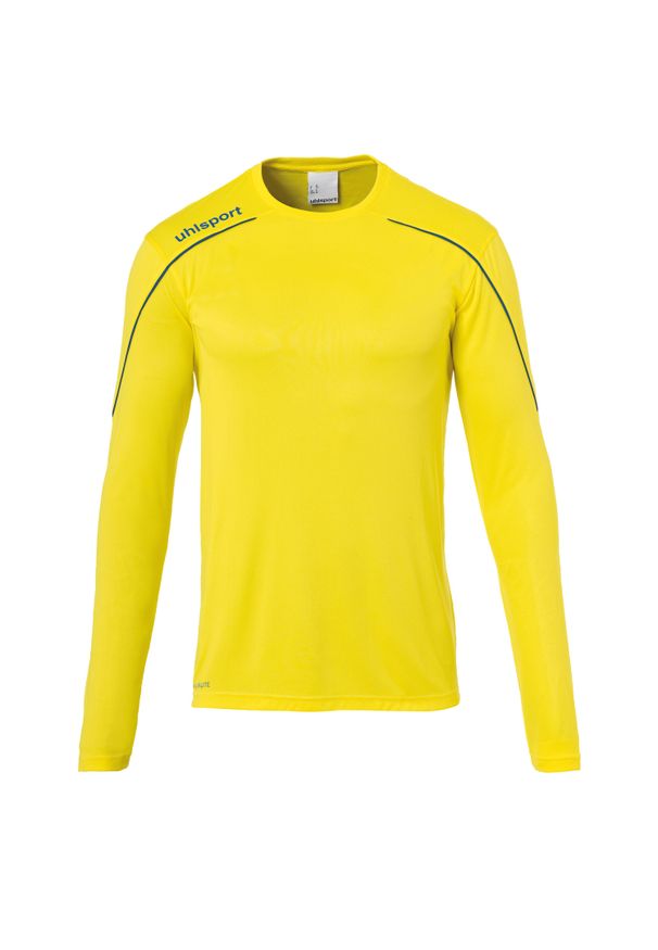UHLSPORT - Koszulka z długim rękawem Uhlsport Stream 22. Kolor: wielokolorowy, niebieski, żółty. Długość rękawa: długi rękaw. Długość: długie. Sport: piłka nożna