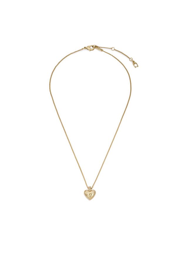 Naszyjnik Coach. Materiał: złote. Kolor: złoty