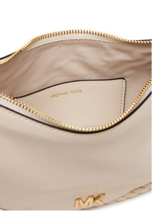 MICHAEL Michael Kors Torebka Kyla Small 32T5G8QU1L Beżowy. Kolor: beżowy. Materiał: skórzane
