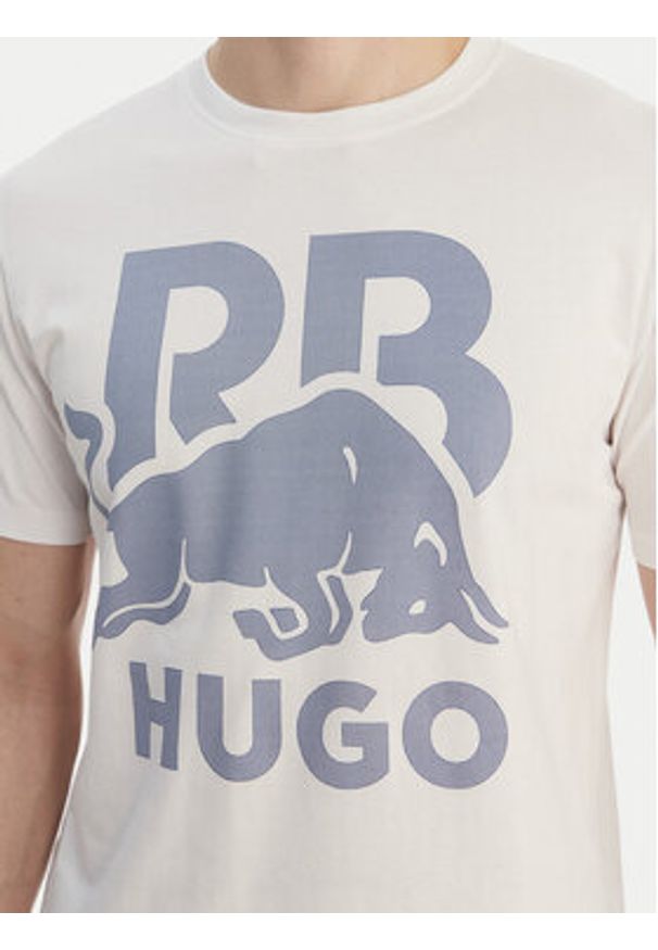 Hugo - HUGO T-Shirt Dlix_RB 50559696 Biały Regular Fit. Kolor: biały. Materiał: bawełna