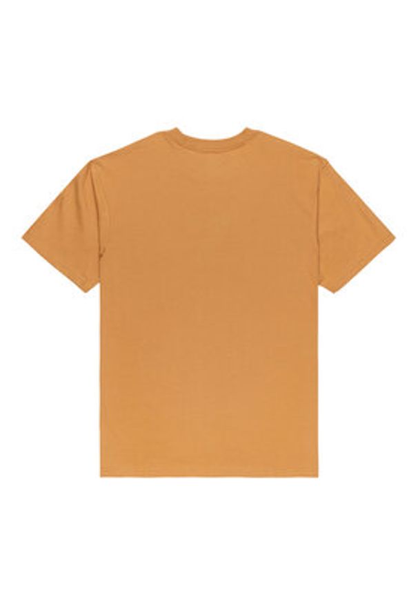 Quiksilver T-Shirt Anchor EQYZT08178 Beżowy Regular Fit. Kolor: beżowy. Materiał: bawełna