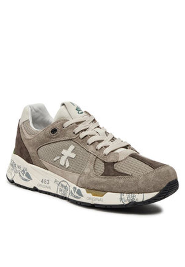 Premiata Sneakersy Mase VAR 6627 Szary. Kolor: szary. Materiał: materiał