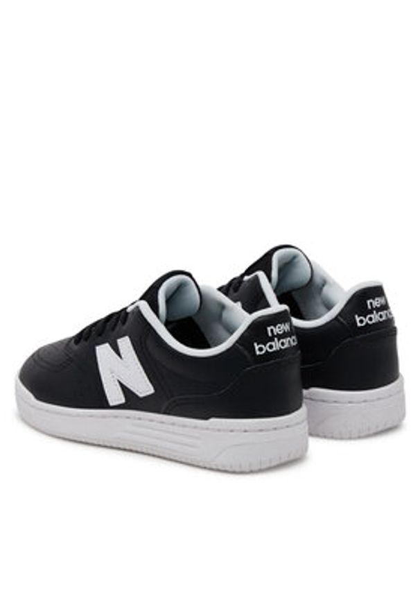 New Balance Sneakersy GSB80BW Czarny. Kolor: czarny. Materiał: skóra