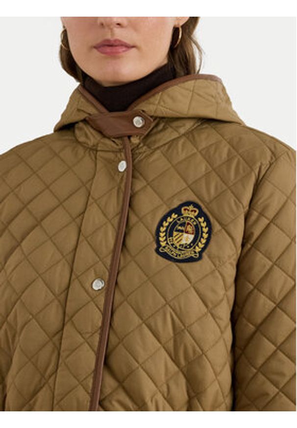 Lauren Ralph Lauren - LAUREN RALPH LAUREN Kurtka przejściowa 297979534002 Brązowy Straight Fit. Kolor: brązowy. Materiał: syntetyk