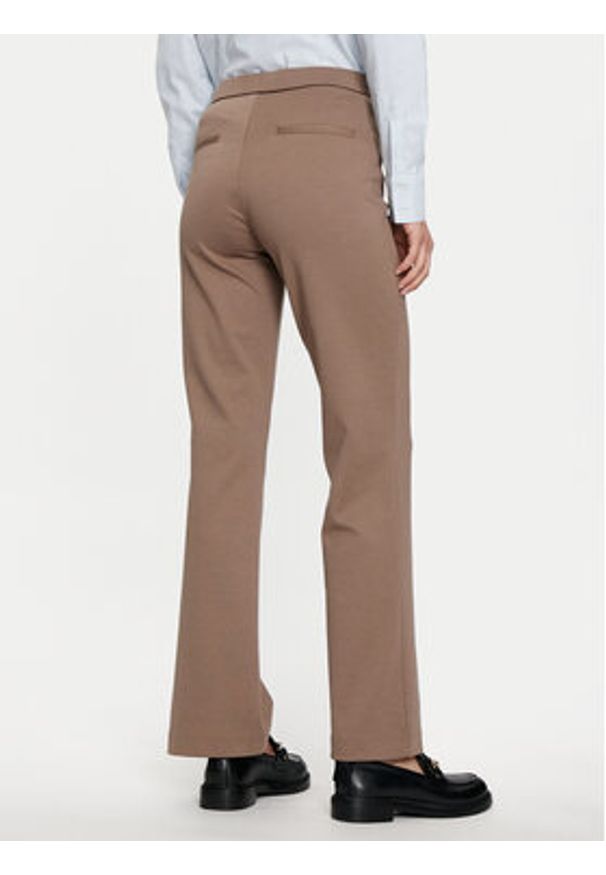 Fransa Spodnie materiałowe 20613528 Brązowy Regular Fit. Kolor: brązowy. Materiał: syntetyk