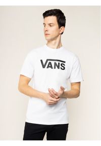 Vans T-Shirt Classic VN000GGGYB21 Biały Classic Fit. Kolor: biały. Materiał: bawełna