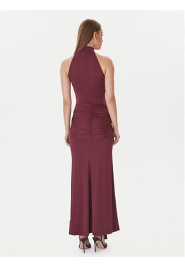 BARDOT - Bardot Sukienka wieczorowa Isadora 60102DB Bordowy Regular Fit. Kolor: czerwony. Materiał: syntetyk. Styl: wizytowy