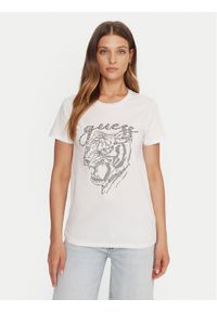 Guess T-Shirt W5BI32 K9RM1 Biały Relaxed Fit. Kolor: biały. Materiał: bawełna #1