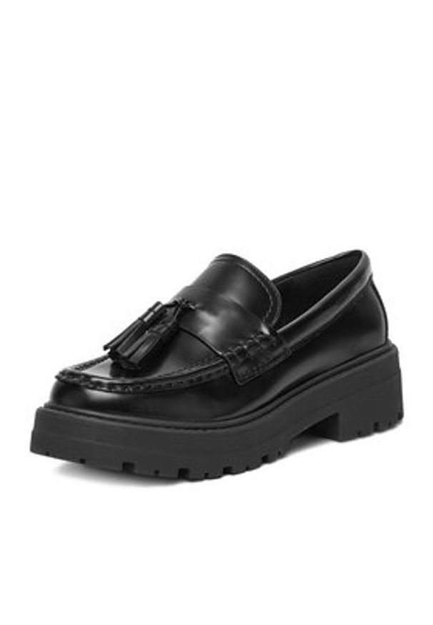Gino Rossi Loafersy EO-HOX-12036 Czarny. Kolor: czarny. Materiał: skóra