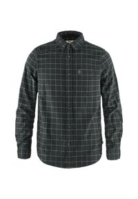 Fjällräven - Koszula turystyczna męska Fjallraven Ovik Flannel Shirt. Okazja: na co dzień. Kolor: czarny, szary, wielokolorowy. Styl: casual