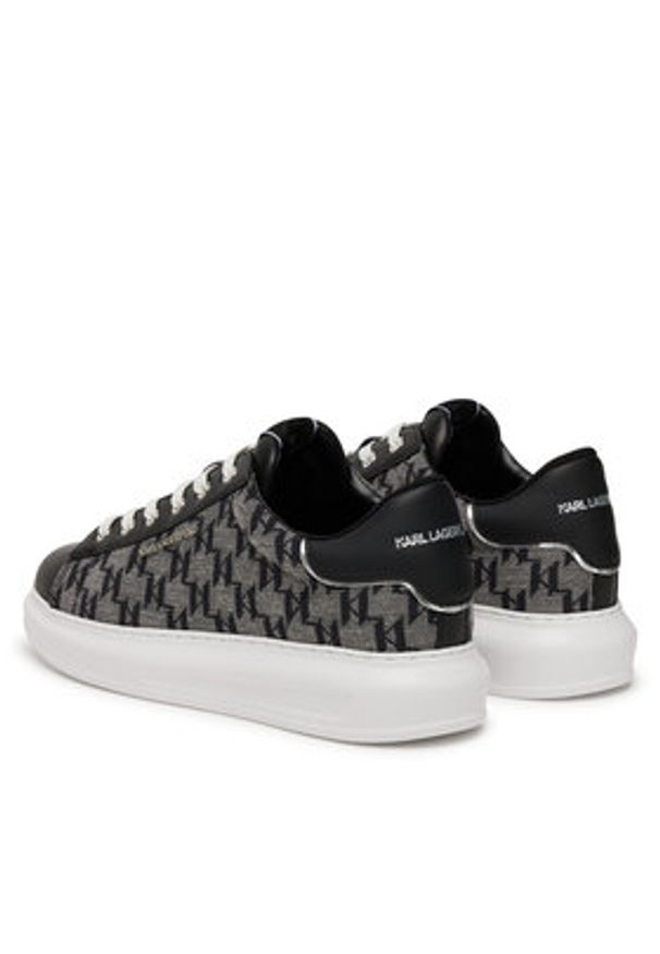 Karl Lagerfeld - KARL LAGERFELD Sneakersy KL52565 Czarny. Kolor: czarny. Materiał: materiał