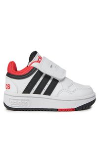 Adidas - adidas Sneakersy Hoops 3.0 Cf I H03860 Biały. Kolor: biały. Materiał: skóra #1