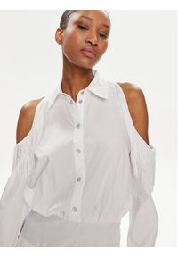 Pinko Sukienka koszulowa Hazzard 103630 A1X8 Biały Regular Fit. Kolor: biały. Materiał: bawełna. Typ sukienki: koszulowe #4