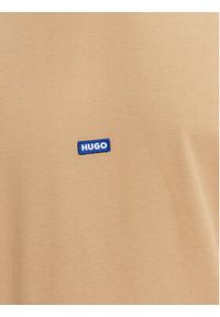 Hugo T-Shirt Nieros 50509991 Beżowy Regular Fit. Kolor: beżowy. Materiał: bawełna #4