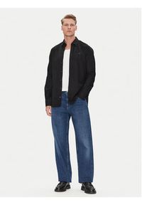 TOMMY HILFIGER - Tommy Hilfiger Koszula MW0MW38658 Czarny Slim Fit. Kolor: czarny. Materiał: bawełna #3