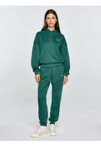 Big-Star - Bluza damska z kapturem zielona Megan 304. Okazja: na co dzień. Typ kołnierza: kaptur. Kolor: zielony. Materiał: dzianina. Wzór: haft. Styl: casual, elegancki #7
