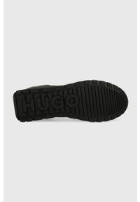 Hugo - HUGO sneakersy Icelin 50471304.135 kolor biały. Nosek buta: okrągły. Zapięcie: sznurówki. Kolor: biały. Materiał: guma #5