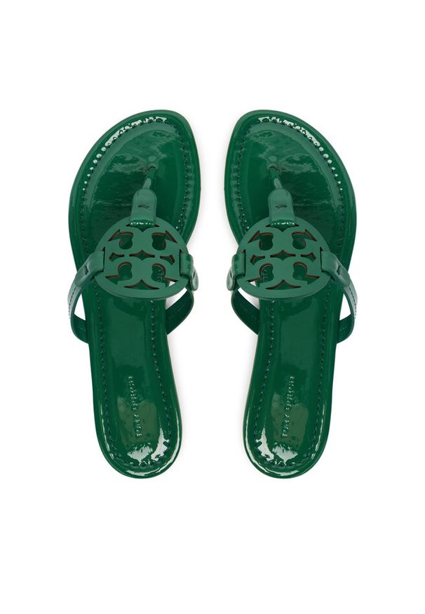 Japonki Tory Burch. Kolor: beżowy